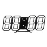 3D LED Clock (Black)