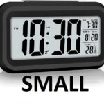 Small Black Digital Clock