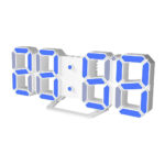 3D LED Clock (Blue) - Image 2
