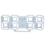 3D LED Clock (White)