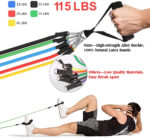 11 Pis Gym Power Resistance Band Set - Image 2