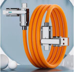 4 in 1 Orange Charging Cable