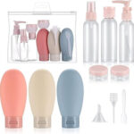 11 PCS Silicone Travel Bottle Set