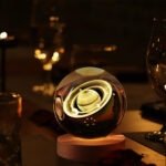 3D Crystal Ball Night Lamp(8 cm) - Image 2