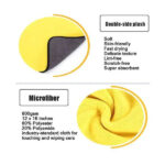 MICROFIBER CAR TOWEL CLEANING CLOTH WASH TOWEL - Image 4