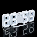 3D LED Clock (White) - Image 2