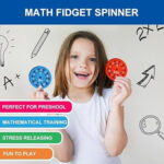 MATH FIDGET SPINNER ( 9 PCS SET) - Image 2