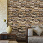 stone PVC SELF ADHESIVE WALLPAPER FOIL (45CM*3M) - Image 2