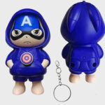 Captain America Face Changing Keychain
