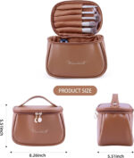 BIG LEATHER COSMATIC BAG - Image 3