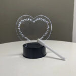 ACRYLIC MESSAGE BOARD HEART - Image 3
