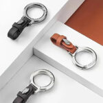 Leather Universal keychain