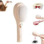 2 In 1 Self Cleaning Hair Brush - Image 2