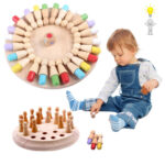 Wooden Memory Chess Game - Image 2