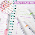6 IN 1 DRAWING LINER PEN WITH SKETCH PEN - Image 2
