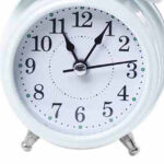 TWIN BELL WHITE CLOCK - Image 3