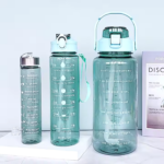 3 PCS Transparent Motivational Water Bottles - Image 4