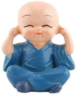 4 Pcs Buddha Monk Statue - Image 3