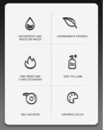 BLACK MARBLE FOIL PAPER TA-09 (60200) - Image 3