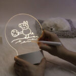ACRYLIC MESSAGE BOARD ROUND - Image 3