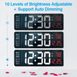 Large Digital Wall Clock - Image 3