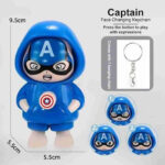 Captain America Face Changing Keychain - Image 3