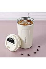 Double Wall Vacuum Insulated Coffee Mug with temperature (500ML) - Image 2