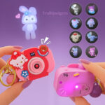 Cartoon Projection Camera Keychain - Image 3