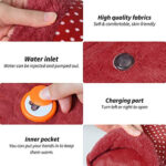 Velvet Heating hot water Bag - Image 2
