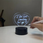 ACRYLIC MESSAGE BOARD HEART - Image 4