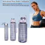 3 PCS Transparent Motivational Water Bottles - Image 5