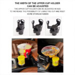 CAR DRINK CUP HOLDER ORGANIZER - Image 2
