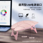 LEAF SHAPED SUN MINI NAIL ART