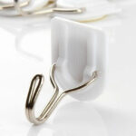 ABS PLASTIC WHITE HOOK STICKER (1 PCS) - Image 3