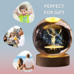 3D Crystal Ball Night Lamp(EIK) (6 cm) - Image 3