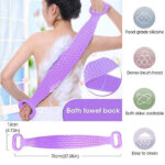 Silicone Bath Belt Towel Body Scrubber - Image 4