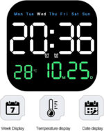 SQUARE DIGITAL WALL CLOCK - Image 4