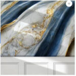 BLUE BROWN MARBLE FOIL (TA-078) - Image 4