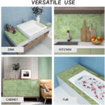 GREEN MARBLE FOIL PAPER TA-022 (60*200CM) - Image 3