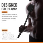 SILICONE BATH BRUSH LONG HANDLE - Image 2