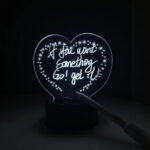 ACRYLIC MESSAGE BOARD HEART - Image 5