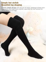 Warm Woolen High Knee Winter Long Socks - Image 4