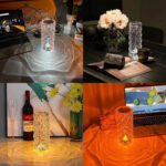 CRYSTAL DIAMOND TABLE LAMP - Image 4