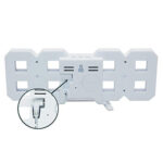 3D LED Clock (White) - Image 4