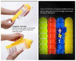 Pill Box Organizer with Water Bottle Protein Shaker - Image 5