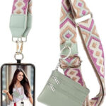 Phone Strap with Zippered Pouch