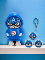 Captain America Face Changing Keychain - Image 5