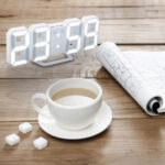 3D LED Clock (White) - Image 5