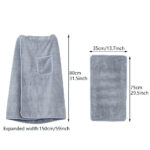 Wearable Bath Towels for Men - Image 4