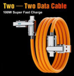 4 in 1 Orange Charging Cable - Image 4